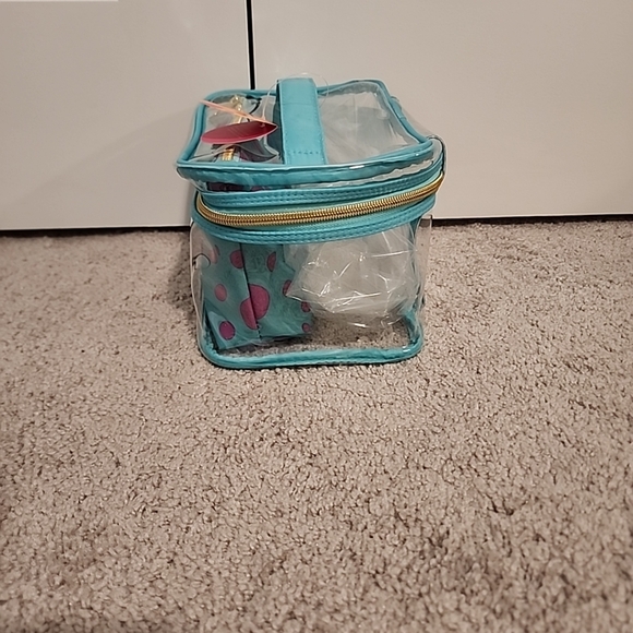 Pop-arazzi 2-Piece Cosmetic Makeup Travel Case, Clear/Printed - Picture 4 of 6